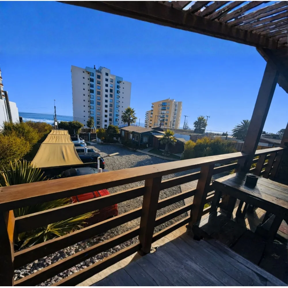 Balcon cabañas spaciomar el tabo