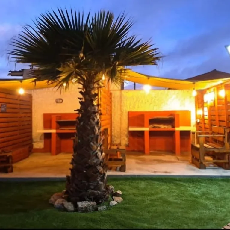 Quincho iluminado – Spaciomar, cabañas en El Tabo