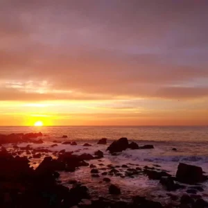 atardecer, cabañas spaciomar