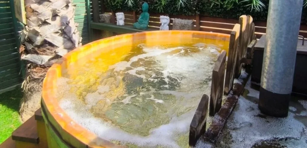 Cabañas en el Tabo con tinaja